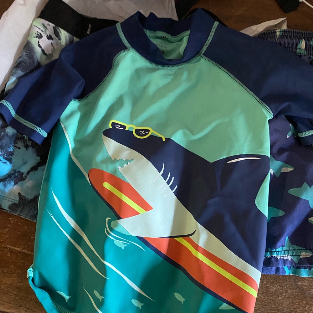 Boys swim trunks size 5